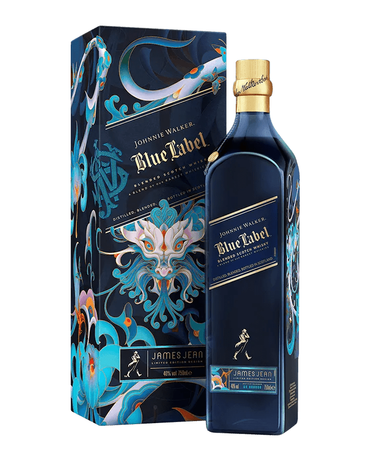 Bottlemart Noblepark Scotch Whisky Johnnie Walker Blue Label Lunar New Year 2024 750mL