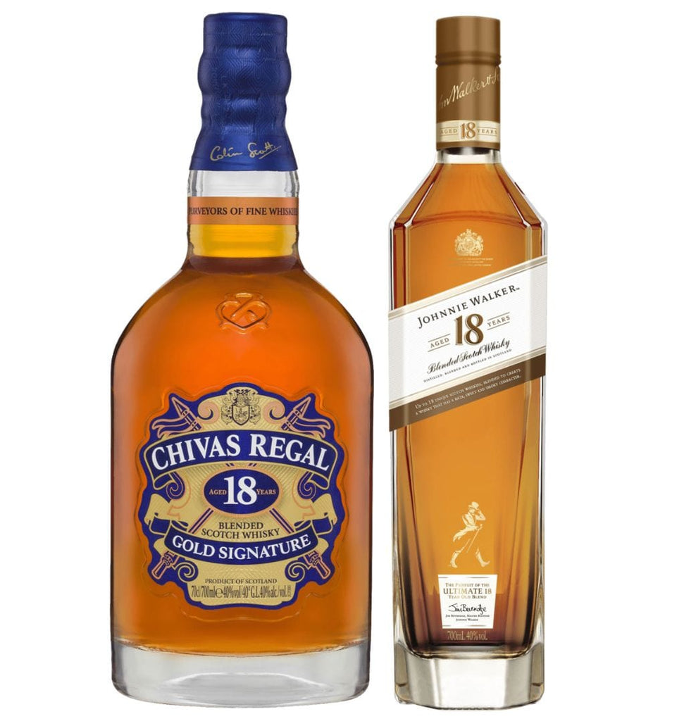 Johnnie Walker and Chivas 18 Year Old Bundle – Liquor By Door
