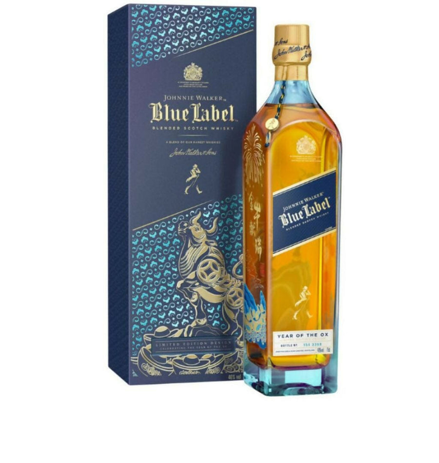 Bottlemart Noblepark Whisky Johnnie Walker’s Blue Label Zodiac Year of the Ox Scotch Whisky 750 ml