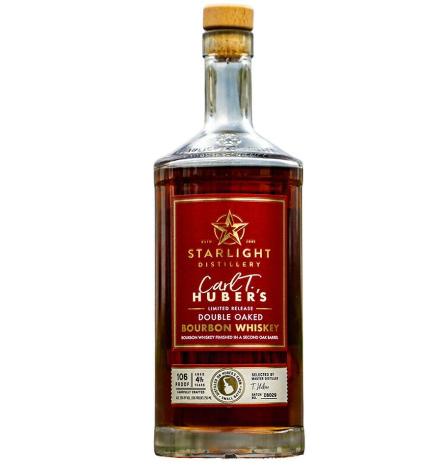 Bottlemart Noblepark Whisky STARLIGHT DISTILLERY CARL T. HUBER'S DOUBLE OAKED BOURBON 750 ml