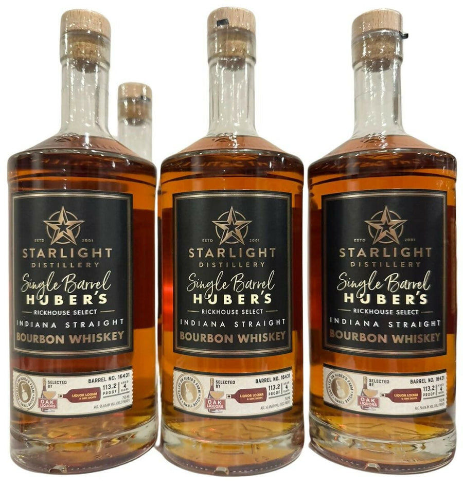 Bottlemart Noblepark Whisky Starlight Distillery Single Barrel Bourbon Whiskey barrel No 16431 113.2 750 ml