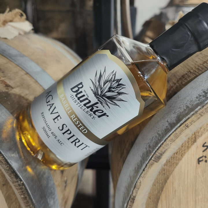 Bunker Distillery Agave Spirit Reposado - Barrel Rested Agave - 500ml Barrel Rested Agave Spirit (Reposado)