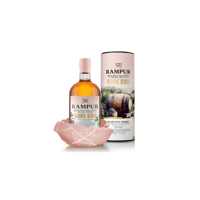 Liquor By Door  Rampur Barrel Blush Indian Single Malt Whisky – 700 ml, 43% ABV