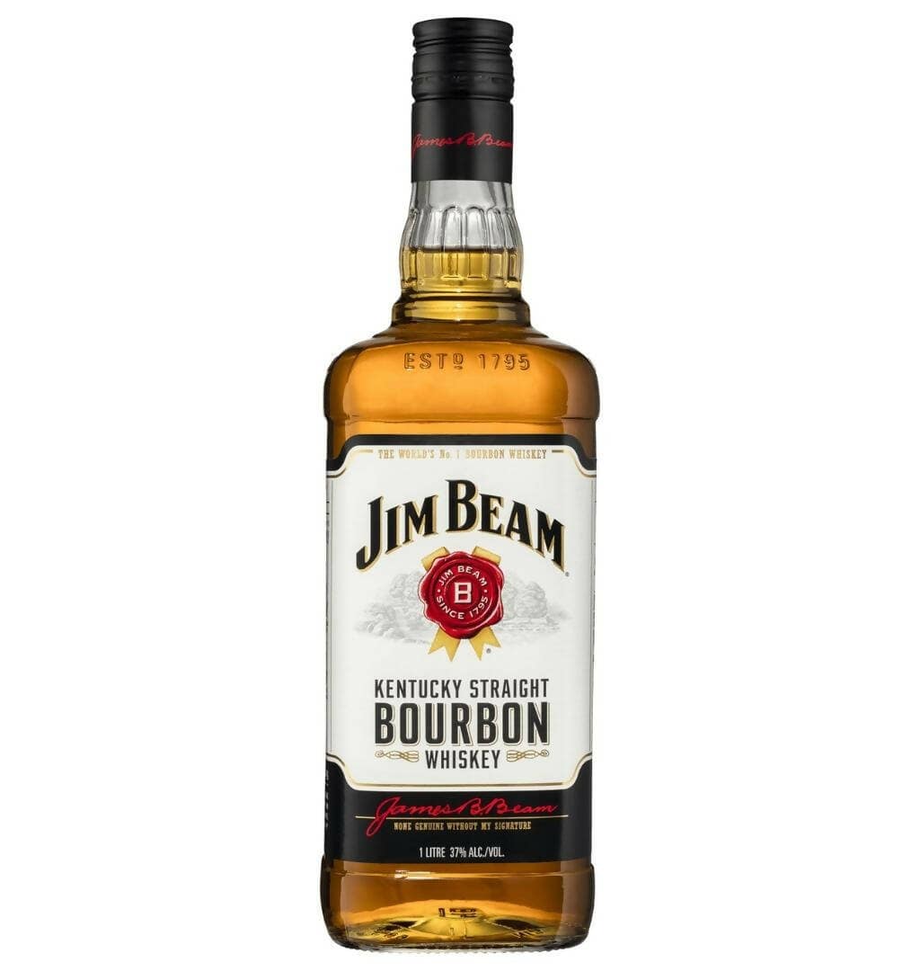 Bottlemart Noblepark Bourbon Whiskey 1 L Jim Beam White Label 37% 1l