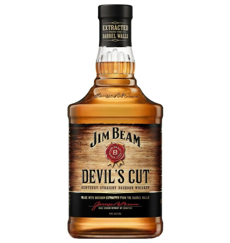 Bottlemart Noblepark Bourbon Whiskey Jim Beam Devils Cut 40% 700mL