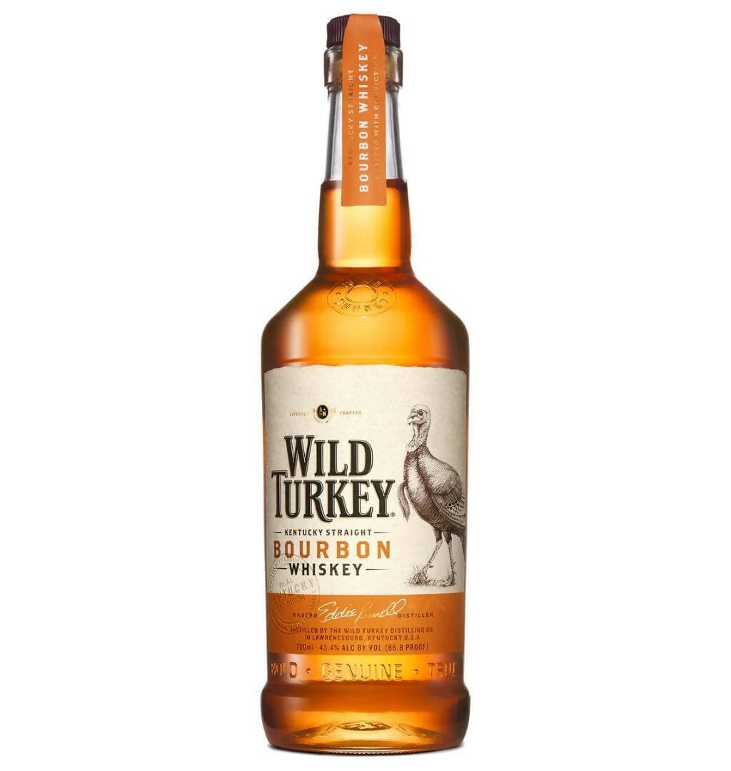 Bottlemart Noblepark Bourbon Whiskey Wild Turkey 86.8 Proof Kentucky Straight Bourbon Whiskey 700mL