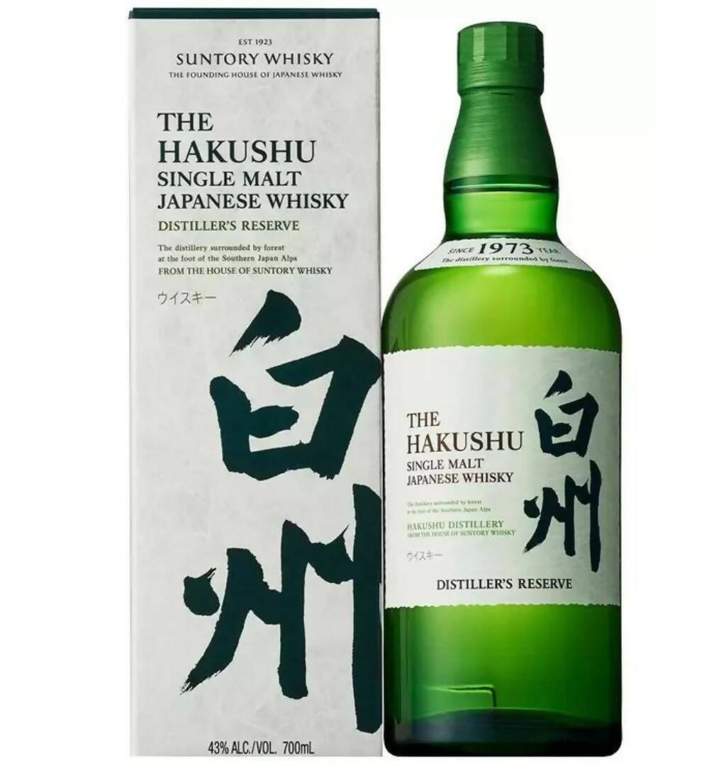 Bottlemart Noblepark Japanese Whisky Hakushu Distillers Reserve Single Malt Japanese Whisky 700mL