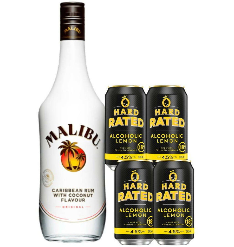 Bottlemart Noblepark Rum Malibu & HardRated Bundle