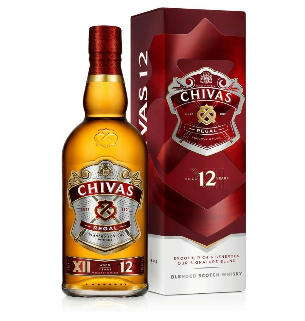 Bottlemart Noblepark Scotch Whisky Chivas Regal 12 Year Old Blended Scotch Whisky 700mL