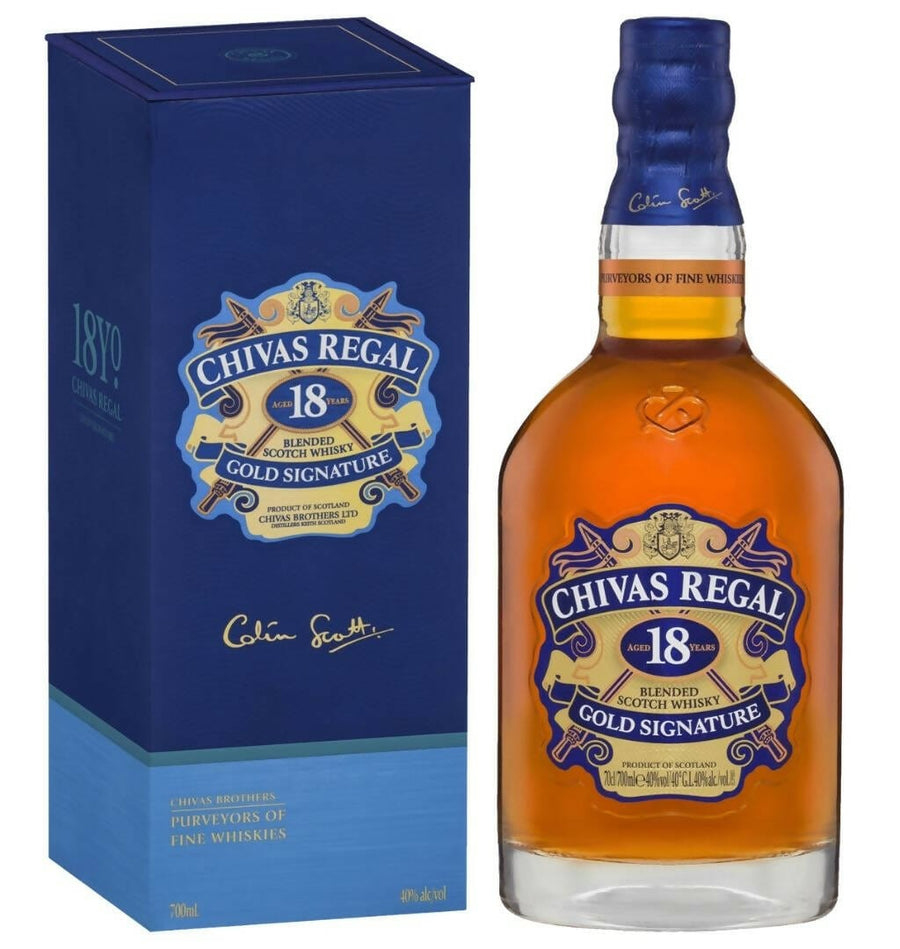 Bottlemart Noblepark Scotch Whisky Chivas Regal Scotch 18 Year Old 700ml