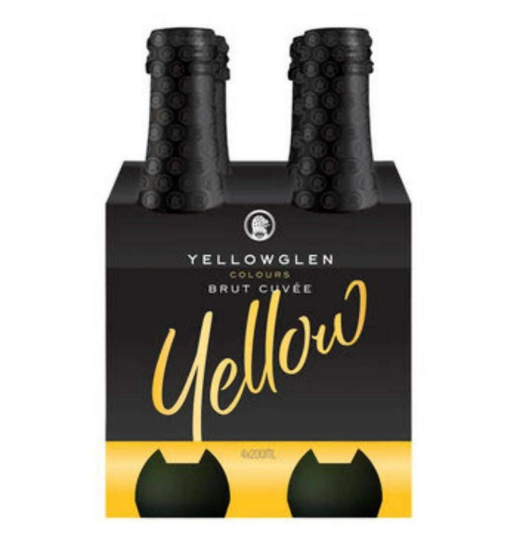 Bottlemart Noblepark Sparkling Wine Yellowglen Yellow 4-Pack 200mL