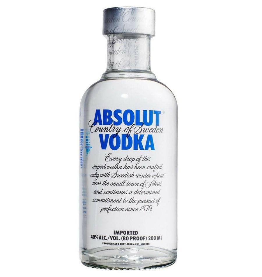 Bottlemart Noblepark Vodka Absolut Vodka 200mL