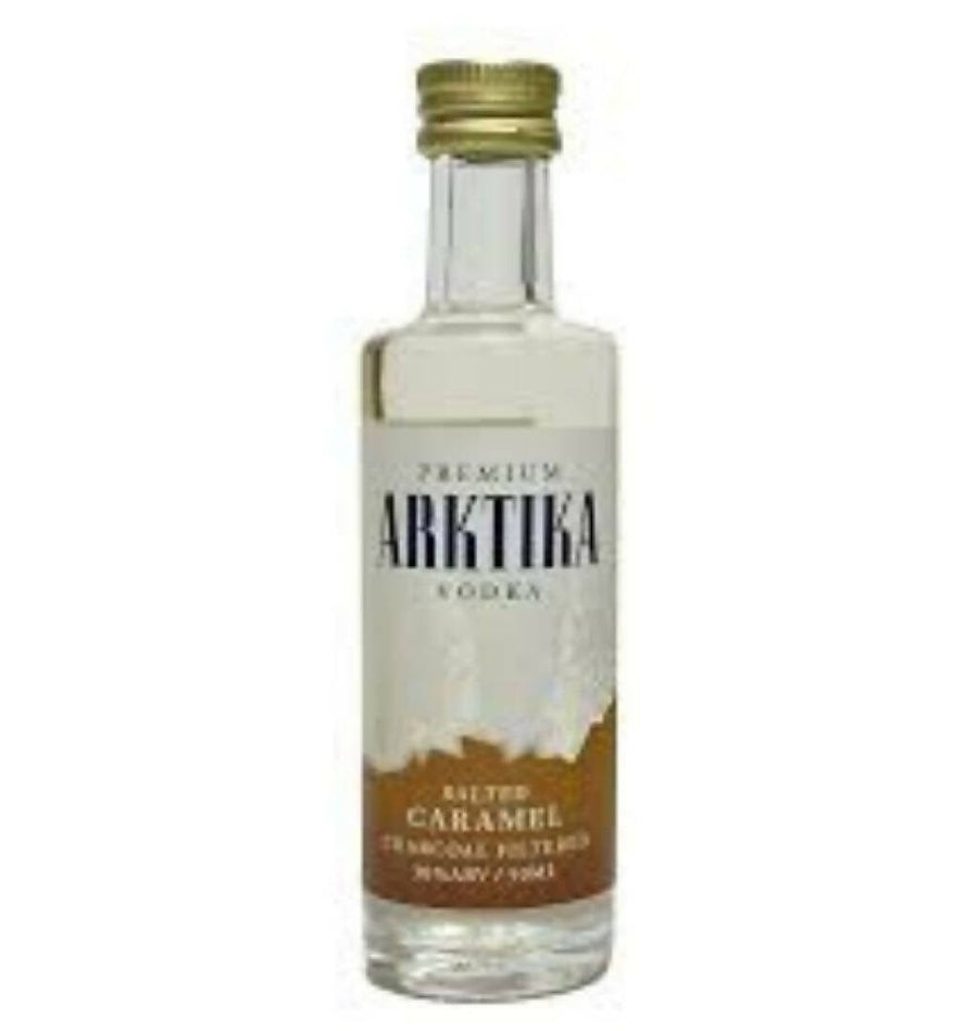 Bottlemart Noblepark Vodka Arktika Vodka Salted Caramel Miniatures 50mL