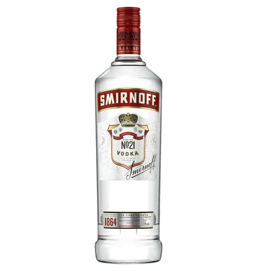 Bottlemart Noblepark Vodka Smirnoff Vodka Red 1000mL